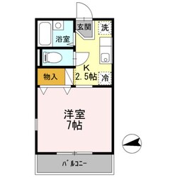 ジュネス国立の物件間取画像